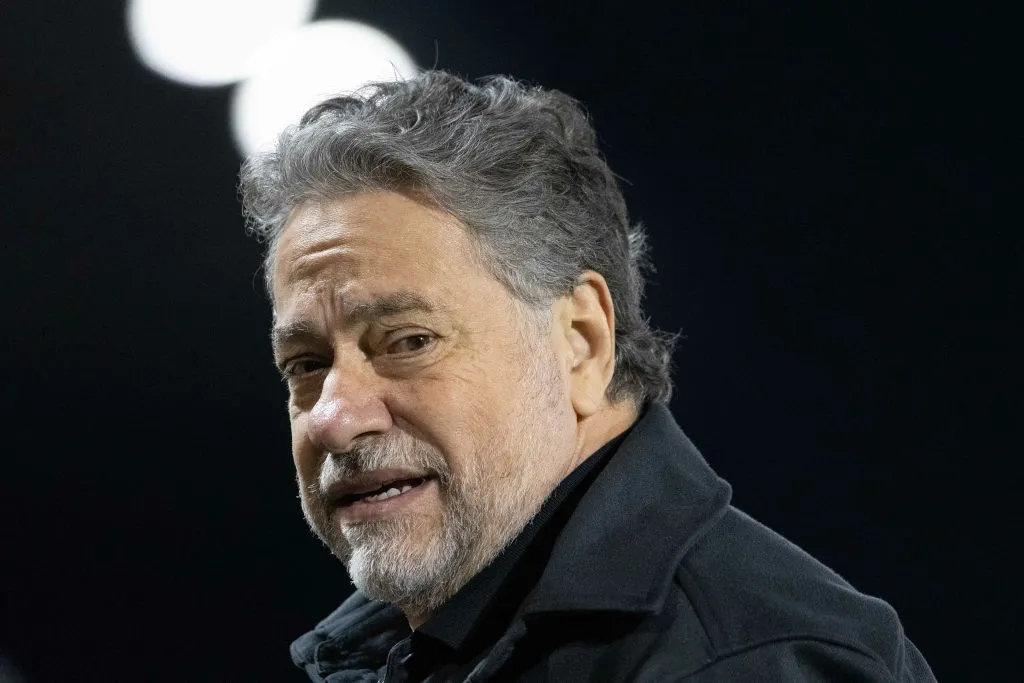 SP – BRAGANCA PAULISTA – 16/07/2025 – BRASILEIRO A 2025, BRAGANTINO X SAO PAULO – Presidente do Sao Paulo, Julio Casares, no estadio Cicero De Souza Marques para partida entre Bragantino e Sao Paulo pelo campeonato Brasileiro A 2025. Foto: Joisel Amaral/AGIF