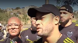 Veja o que Hulk disse aos torcedores que apareceram no CT para protesto pacífico (Reprodução/ Espn)