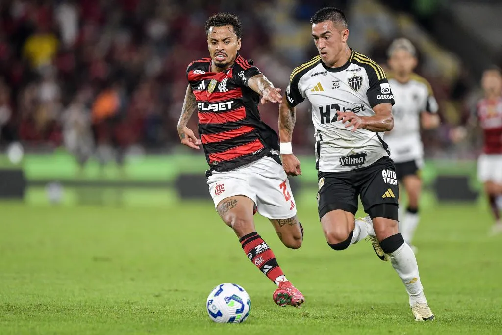 Flamengo e Atlético-MG se enfrentaram no domingo, pelo Brasileirão, e o Rubro-negro levou a melhor. Foto: Thiago Ribeiro/AGIF