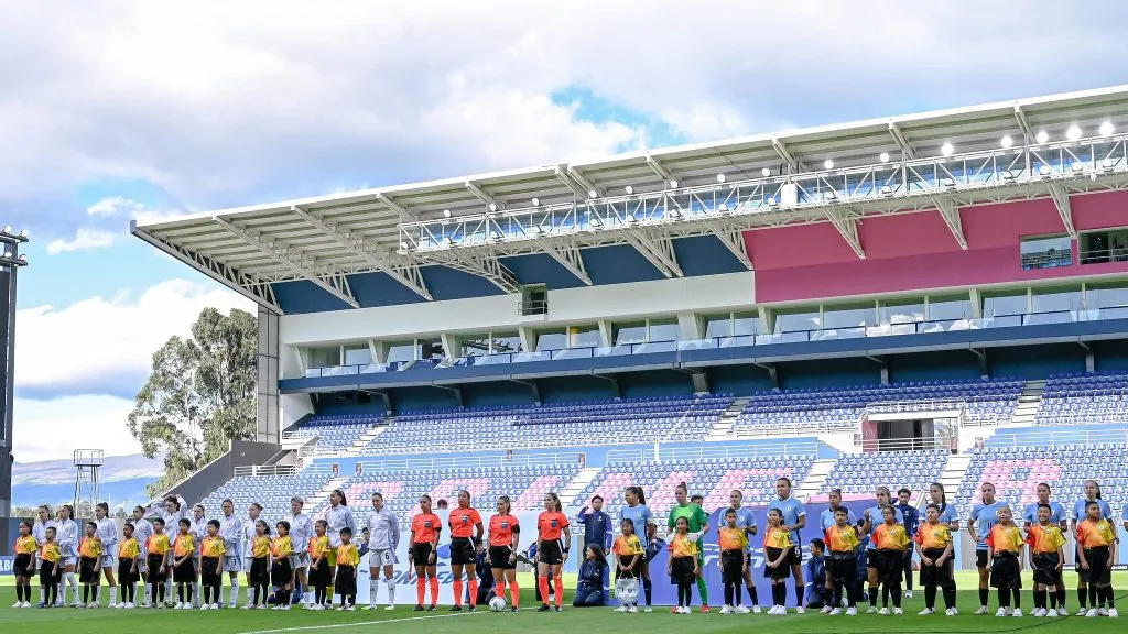 Elenco de Uruguai e Argentina na Copa América Feminina