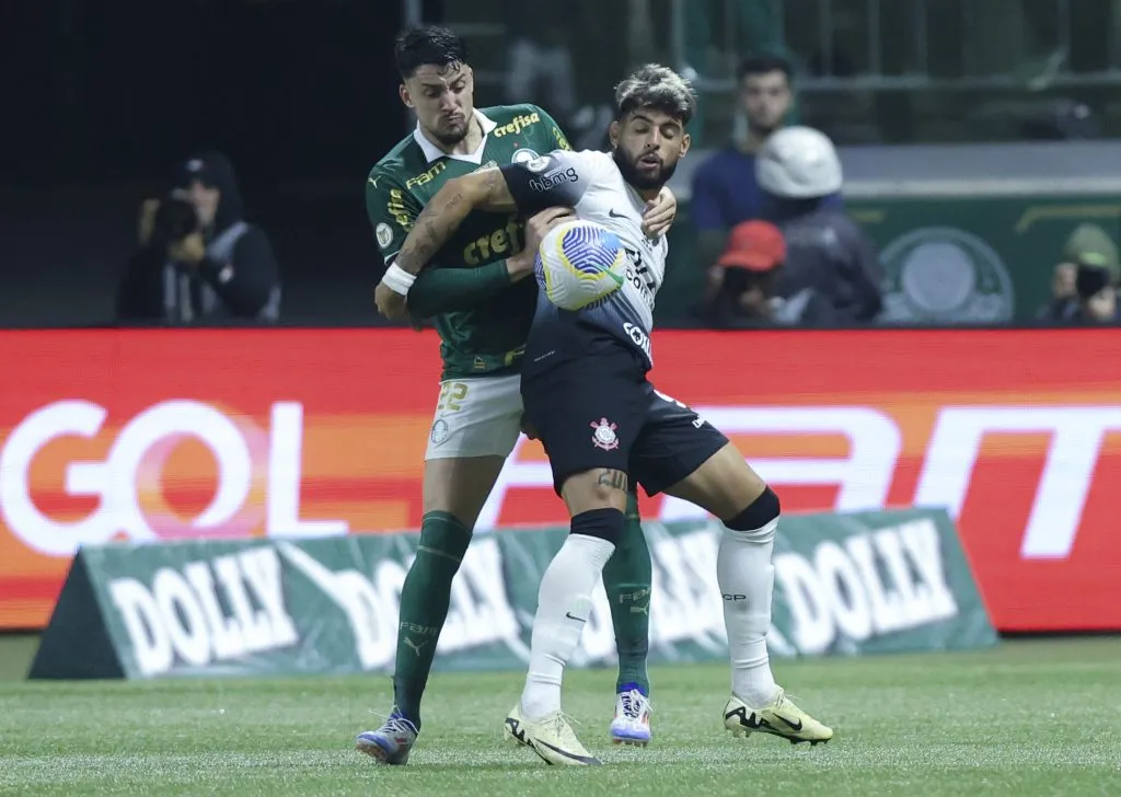 Corinthians e Palmeiras fazem primeiro jogo das oitavas de final da Copa Betano do Brasil nesta 4ª – Foto: Alexandre Schneider/Getty Images