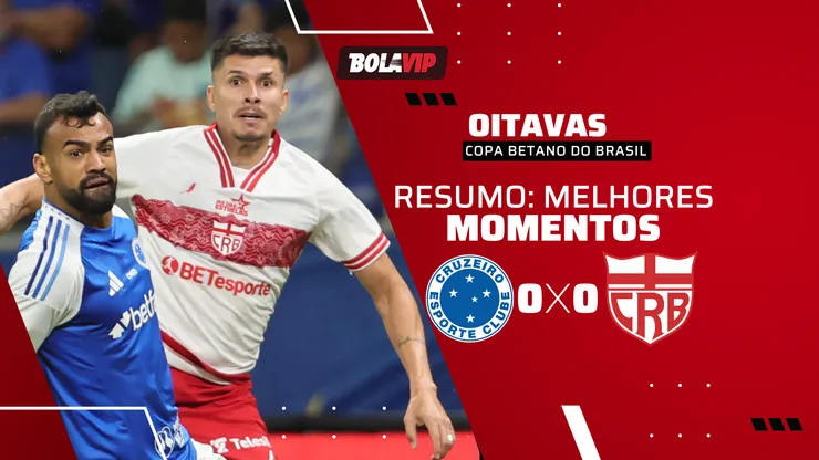 Cruzeiro e CRB empatam sem gols pela Copa Betano do Brasil