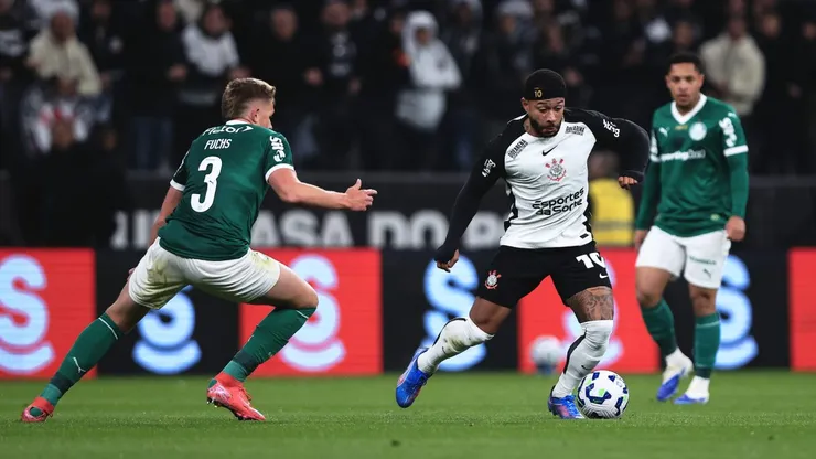 Corinthians x Palmeiras. Foto: Ettore Chiereguini/AGIF