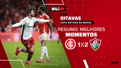 Fluminense vence o Internacional por 2 a 1 no Beira Rio e leva vantagem para jogo de volta no Rio de Janeiro. Foto: AGIF
