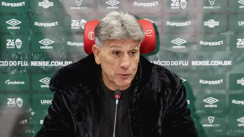 Renato na coletiva pós-jogo