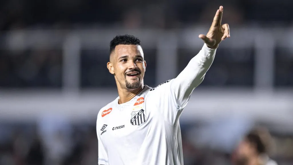 Zé Ivaldo no Santos. Foto: Abner Dourado/AGIF