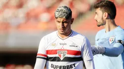 SP - SAO PAULO - 27/07/2025 - BRASILEIRO A 2025, SAO PAULO X FLUMINENSE - Alan Franco jogador do Sao Paulo durante partida contra o Fluminense no estadio Morumbi pelo campeonato Brasileiro A 2025. Foto: Marco Miatelo/AGIF