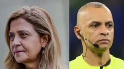 Leila Pereira em montagem ao lado de Wilton Pereira Sampaio.