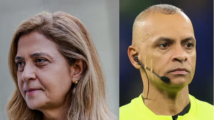 Leila Pereira em montagem ao lado de Wilton Pereira Sampaio.