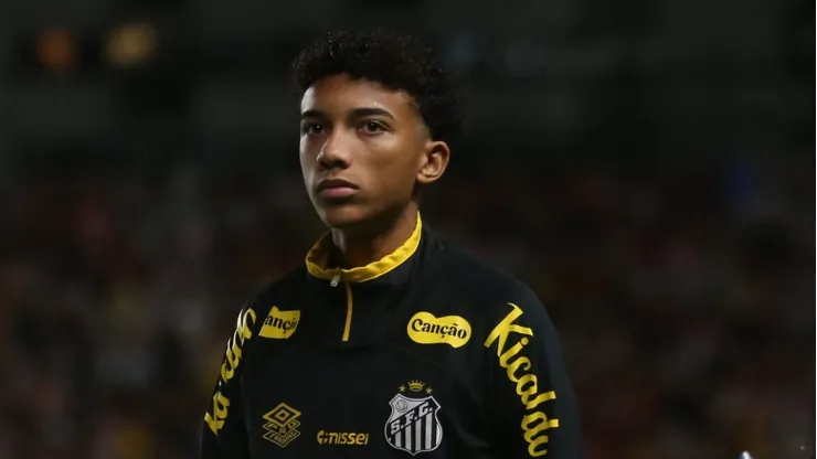 Robinho Jr., atacante do Santos