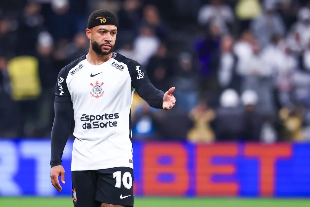 Memphis Depay vem fazendo falta no Corinthians  2025. Foto: Marcello Zambrana/AGIF