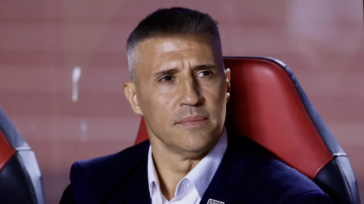 Crespo é o técnico do São Paulo. Foto: Marcello Zambrana/AGIF