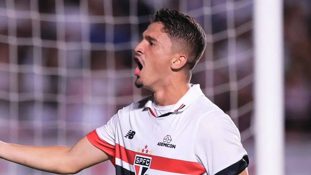 Pablo Maia no São Paulo. Foto: Ettore Chiereguini/AGIF