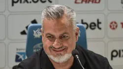 RJ - RIO DE JANEIRO - 30/01/2025 - APRESENTACAO DANILO - Jose Boto dirigente durante sua apresentacao oficial do jogador Danilo do Flamengo em coletiva de imprensa realizada no Maracana.