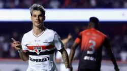 Ferreira jogador do Sao Paulo comemora seu gol durante partida contra o Athletico-PR no estadio Morumbi pelo campeonato Copa Do Brasil 2025. Foto: Marcello Zambrana/AGIF