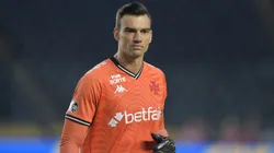 Leo Jardim jogador do Vasco durante partida contra o Gremio no estadio Sao Januario pelo campeonato Brasileiro A 2025. Foto: Thiago Ribeiro/AGIF
