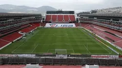 Palco da final da Copa América Feminina. Foto: Divulgação/LDU