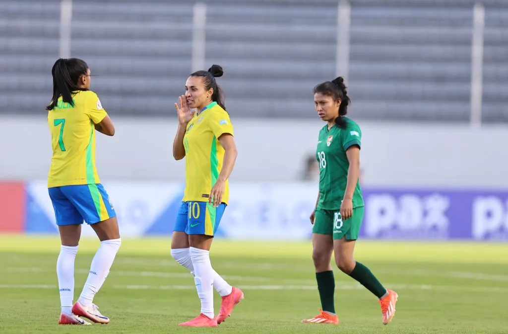 Marta fala sobre desafios com a organização da Copa América. Foto: Lívia Villas Boas/CBF
