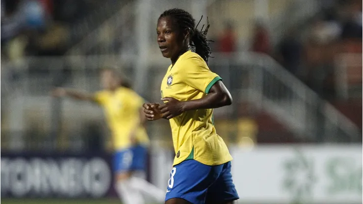 SAO PAULO, BRAZIL - AUGUST 29: Formiga of Brazil runs during a match between Argentina and Brazil part of Uber International Cup 2019 at Pacaembu Stadium on August 29, 2019 in Sao Paulo, Brazil. (Photo by Miguel Schincariol/Getty Images)
