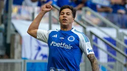 Cruzeiro enfrenta o Botafogo no Engenhão. Foto: Fernando Moreno/AGIF