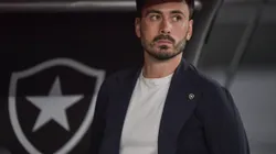 Carlo Ancelotti pergunta sobre Barboza em papo com Davide. Foto: Thiago Ribeiro/AGIF