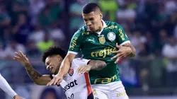 Naves jogador do Palmeiras durante partida contra o Vitoria no Allianz Parque pelo campeonato Brasileiro A 2024. Foto: Marcello Zambrana/AGIF