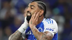 Gabigol durante partida entre Cruzeiro e CRB, no Mineirão, pela Copa do Brasil.