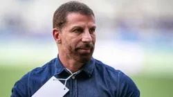 Pedrinho presidente do Vasco durante partida contra o Cruzeiro no estadio Mineirao pelo campeonato Brasileiro A 2024. Foto: Fernando Moreno/AGIF