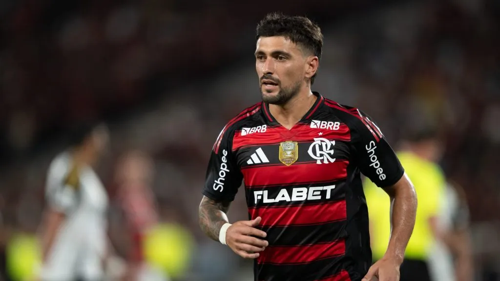 Arrascaeta foi poupado na partida contra o Atlético-MG, pela Copa do Brasil. Foto: Jorge Rodrigues/AGIF