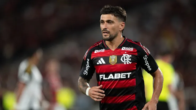 Arrascaeta foi poupado na partida contra o Atlético-MG, pela Copa do Brasil. Foto: Jorge Rodrigues/AGIF