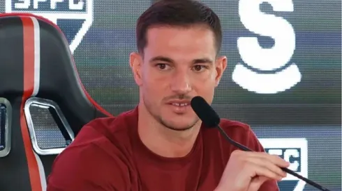 Você não vai acreditar no que Cédric revelou sobre a diferença entre os técnicos Crespo e Zubeldía (Reprodução/SPTV)