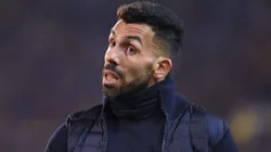 Tévez conversa com Portilla para que volante não tente uma saída forçada do Tallares para o Galo.