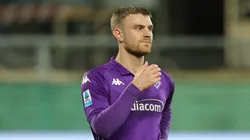 Beltrán em partida pela Fiorentina. Photo by Gabriele Maltinti/Getty Images