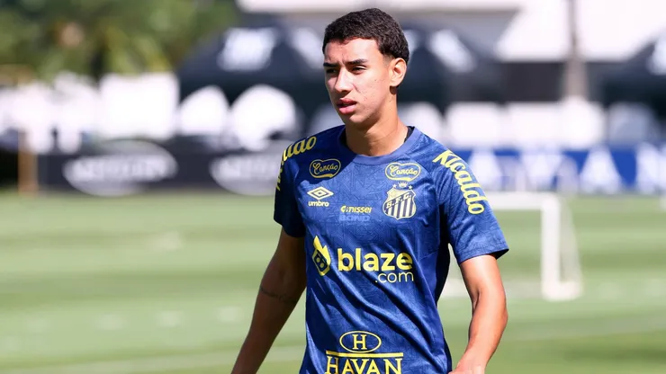 Gabriel Bontempo teve bons momentos pelo Santos em 2025 - Foto: Mauricio De Souza/AGIF
