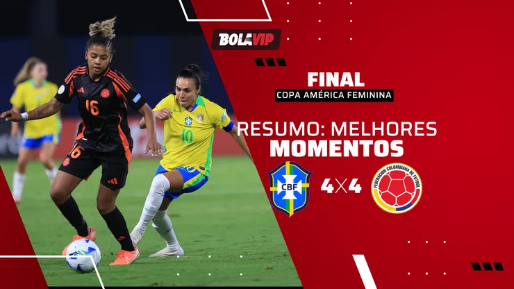 Brasil conquista Copa América Feminina nos pênaltis contra Colômbia