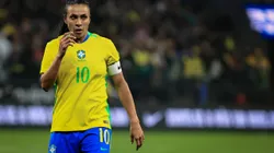 SP - SAO PAULO - 30/05/2025 - AMISTOSO FEMININO, BRASIL X JAPAO - Marta jogadora do Brasil durante partida contra o Japao no estadio Arena Corinthians pelo campeonato Amistoso. Foto: Fabio Giannelli/AGIF