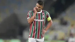Pilar do Fluminense, Thiago Silva é dúvida para encarar o Internacional - Foto: Thiago Ribeiro/AGIF