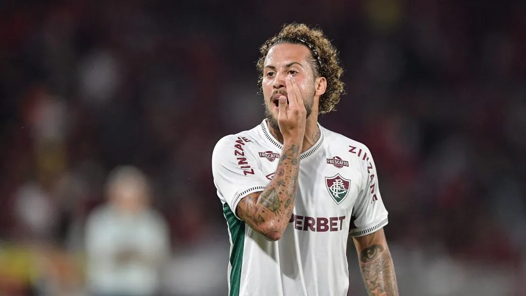 Guga, jogador do Tricolor das Laranjeiras. Foto: Thiago Ribeiro/AGIF.