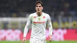 Na última temporada, Zaniolo atuou pela Fiorentina. Photo by Marco Luzzani/Getty Images