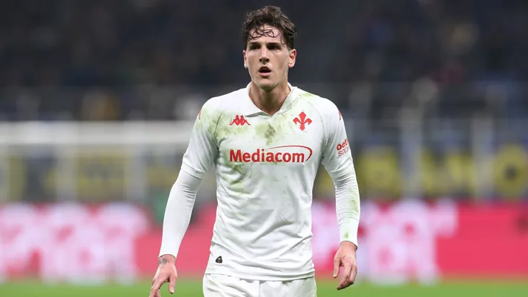 Na última temporada, Zaniolo atuou pela Fiorentina. Photo by Marco Luzzani/Getty Images
