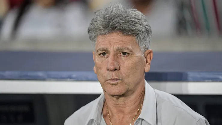 Renato Gaucho tecnico do Fluminense durante partida contra o Gremio no estadio Maracana pelo campeonato Brasileiro A 2025. Foto: Thiago Ribeiro/AGIF