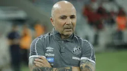 Sampaoli na 1ª passagem pelo Peixe