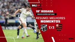 Ceará e Flamengo empatam no Castelão pela 18º rodada do Brasileirão Betano. Foto: AGIF.