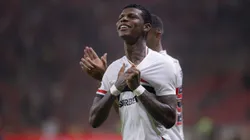 Arboleda celebra gol diante do Internacional