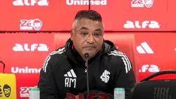 Roger Machado, técnico do Internacional assumiu a responsabilidade pelo resultado frustrante e casa e justificou as mudanças ousadas no elenco