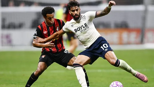 Paquetá durante partida. Foto: AJ Reynolds/Getty Images