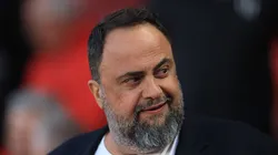Evangelos Marinakis no Nottingham Forest. Foto; Carl Recine/Getty Images