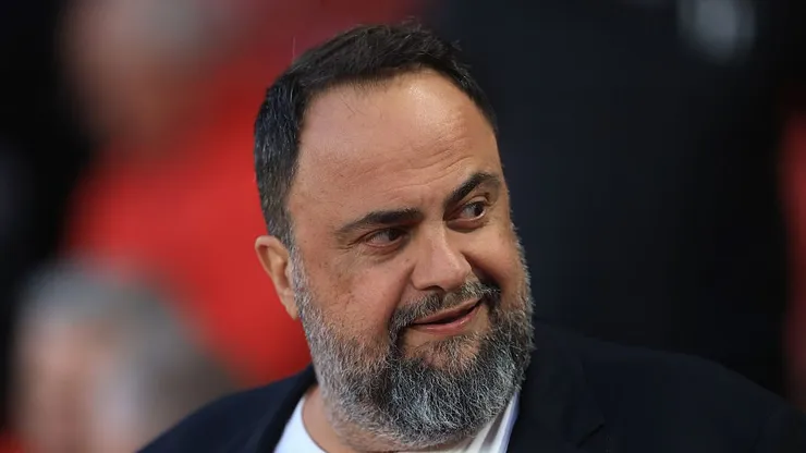 Evangelos Marinakis no Nottingham Forest. Foto; Carl Recine/Getty Images