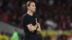 Torcida do Flamengo se revolta com decisões de Filipe Luis e treinador recebe ultimato (Photo by Wagner Meier/Getty Images)
