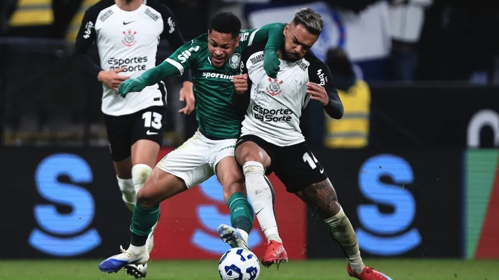 Palmeiras x Corinthians se enfrentam pela Copa Do Brasil 2025. Foto: Ettore Chiereguini/AGIF
